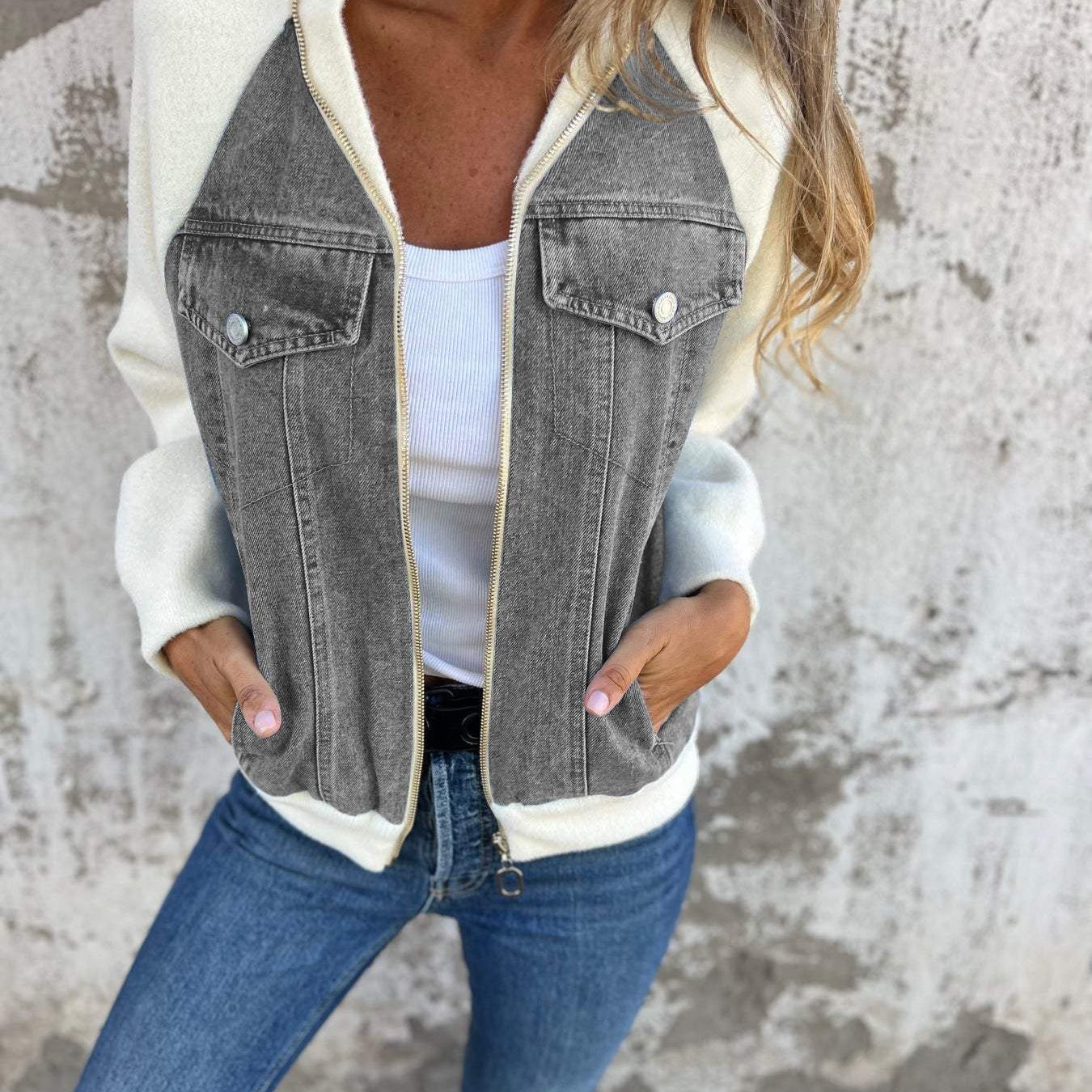 Zoe™ - Stylish Denim Jacket