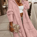 Jelone - Langer Kapuzencardigan