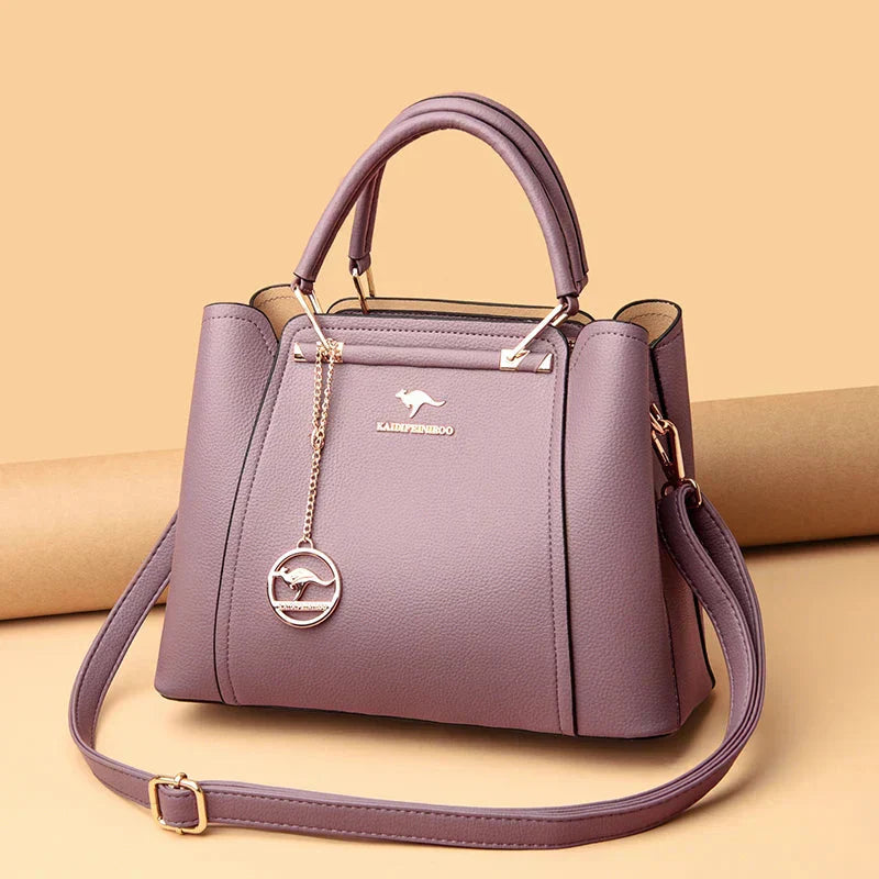 Noora™ | Weiche vegane Lederhandtasche