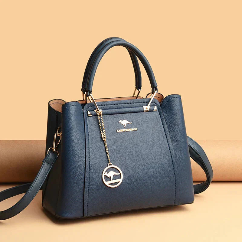 Noora™ | Weiche vegane Lederhandtasche